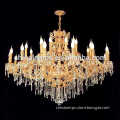 Made in china big crystal chandelier pendant light for hotel decoration